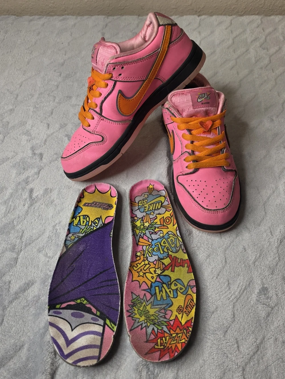 NIKE SB DUNK LOW POWERPUFF GIRLS BLOSSOM SIZE 5Y Pre-Owned